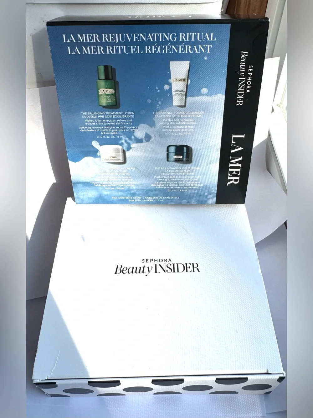La Mer Rejuvenating Ritual Skincare Set Sephora ROUGE EXCLUSIVE 4-Piece Mini Kit